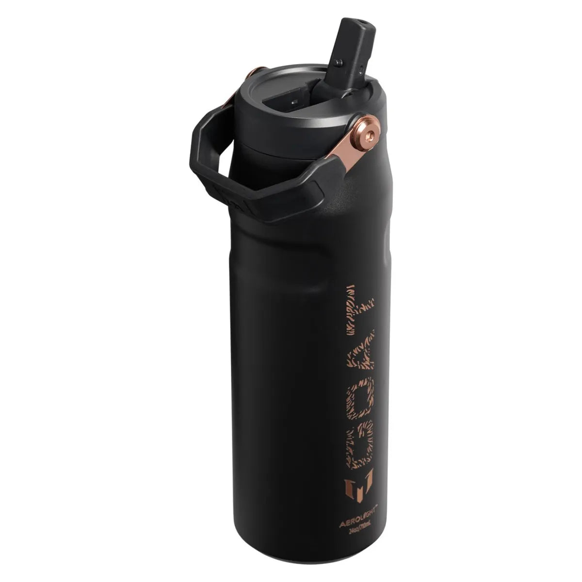 BOTELLA STANLEY MESSI GOAT BLACK